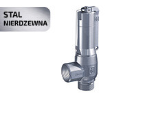 Запобіжні клапани кутові з нержавіючої сталі DN10-DN25 серії 460W