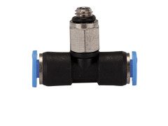 Тройник цанговый T серии BLUELINE Mini