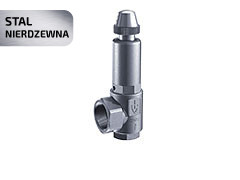 Запобіжні клапани кутові з нержавіючої сталі DN15-DN32 серії 451W