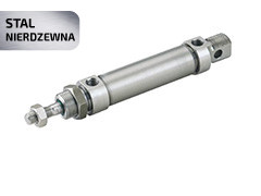 Пневмоциліндр DNMS/ANMS з нержавіючої сталі AISI 304 (ISO 6432)