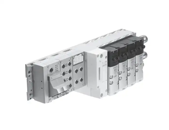Система автоматизації з модулями серверів та контролерів PLC для керування процесами