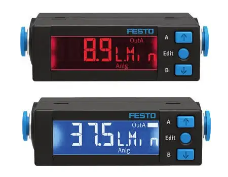 Компактні цифрові витратоміри Festo серії SFAH для високоточного вимірювання потоку стисненого повітря та неагресивних газів