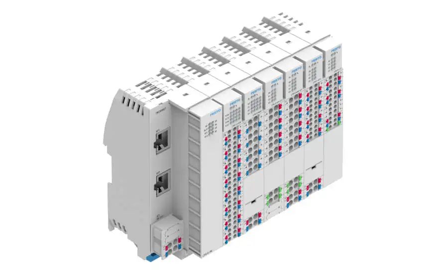 Промислова модульна система віддаленого вводу-виводу Festo з інтерфейсами PROFINET та маркуванням відповідності UKCA