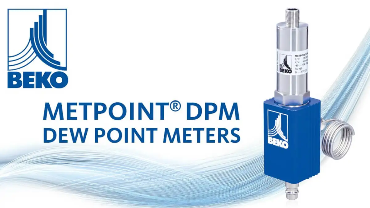 Вимірювач точки роси Metpoint DPM від Beko Technologies для оптимізації роботи систем та усунення кавітації