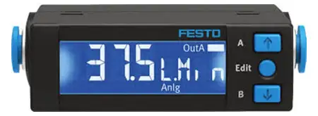 Промышленный расходомер воздуха Festo SFAB SFAH для интеллектуального контроля пневматических систем