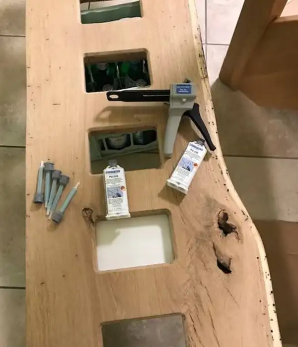 Использование клея для дерева Weicon Easy-Mix PU240 при изготовлении фоторамки из дуба