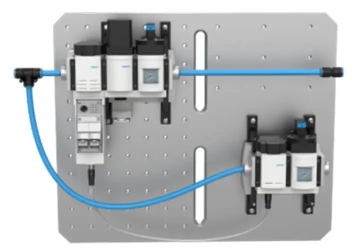 Інтелектуальний модуль Festo MSE6-E2M для енергоефективного моніторингу та автоматичного виявлення витоків стисненого повітря на харчовому підприємстві