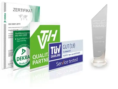 Сертифікати якості ISO та нагороди, що підтверджують безпеку та відповідність систем масляного туману стандартам BHP