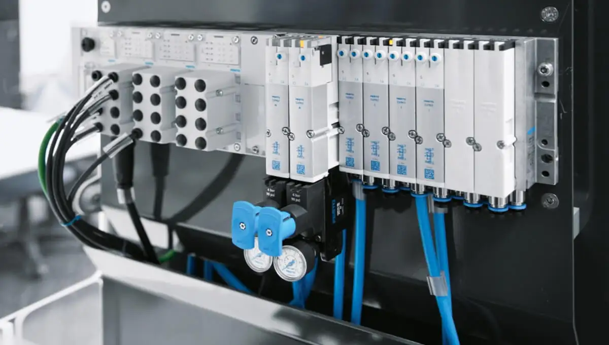 Клапанный остров Festo CPX с модулем Fieldbus для интеграции пневматических систем в цифровые сети управления