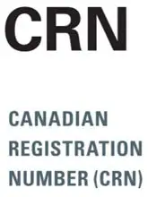 Графічне позначення Canadian Registration Number (CRN) для реєстрації обладнання в Канаді