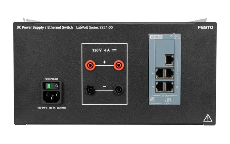 Промисловий комутатор Ethernet з інтегрованим джерелом живлення для систем керування з підтримкою PoE