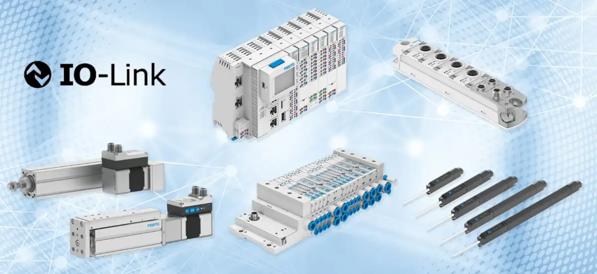 Комплексное предложение Festo с поддержкой технологии IO-Link: пневматические приводы, датчики, узлы клапанов и контроллеры