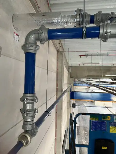 Проектування та монтаж магістралей промислових газів на виробничому об'єкті замовника