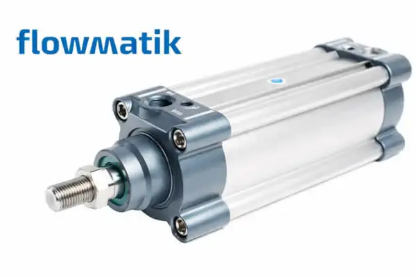 Пневматичний циліндр FMS Flowmatik ISO для важких умов експлуатації у промислових витяжних системах